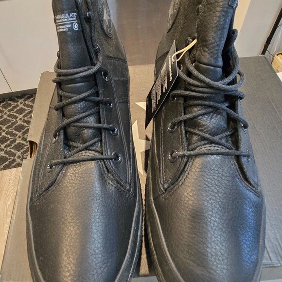 CONVERSE Mens Chuck Taylor All Star Equip Waterproof Leather Boots Size 12 NEW - Picture 5 of 9